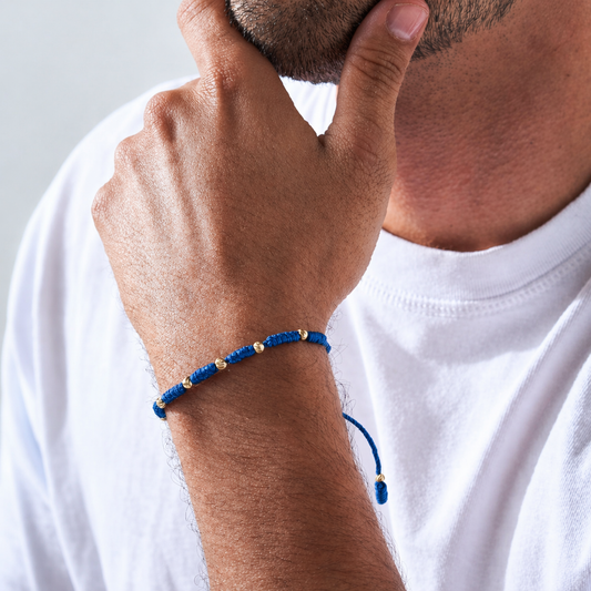Pulsera Millonarios de los 7 Nudos en Oro Laminado