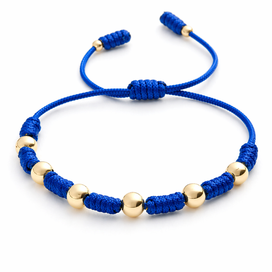 Pulsera Millonarios de los 7 Nudos en Oro Laminado